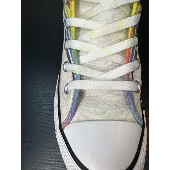 Converse All Star Chuck Taylor High Top Men’s 6 Women’s 8 Rainbow Pride #1075 - Picture 11 of 16